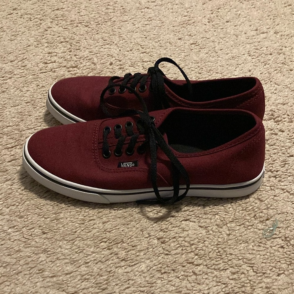 Vans, maroon, women's size 6